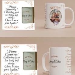 Anniversay Photo Mug