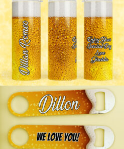 Beer Tumbler & Opener