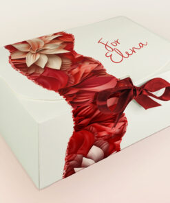 Alternative view of Red Floral Gift Box