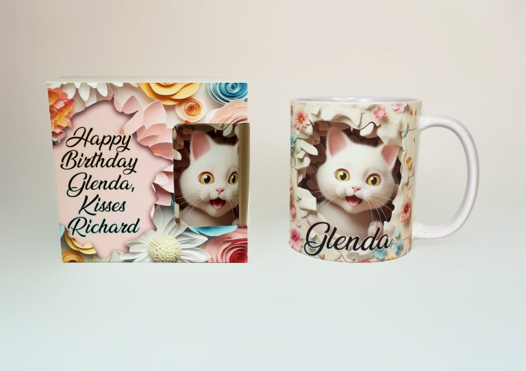 Cute Cat Mug - Image 2