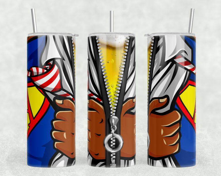 Superhero Tumbler/Opener - Image 5