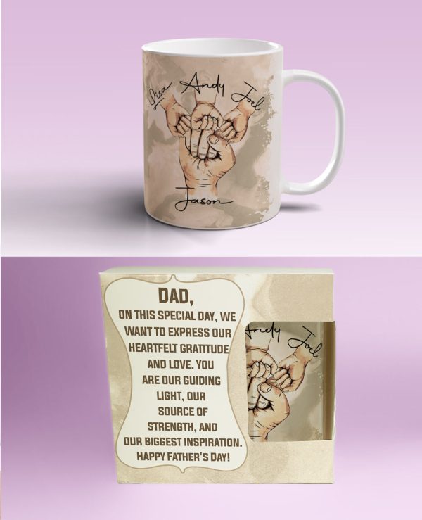 Fistbump Dad Mug
