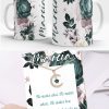 Floral Mug/Neclace