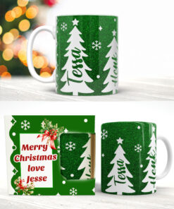 Christmas tree mug 1
