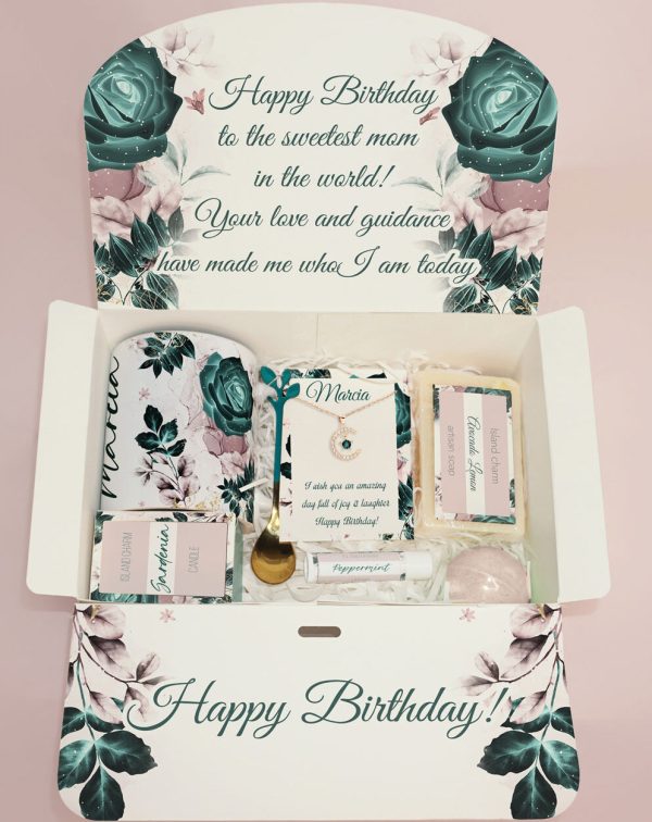 Green Floral gift Box