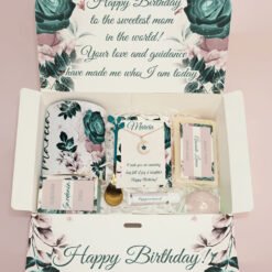 Green Floral gift Box - Image 3