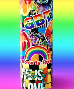 Alternative view of LGBT/PRIDE TUMBLER