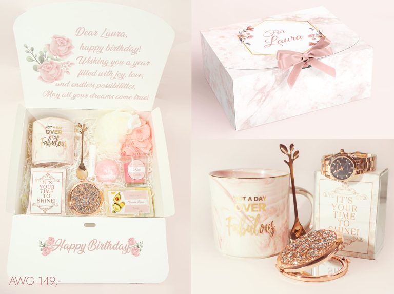Marble Floral Luxury Gift Box - Image 2