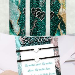 Mother & Daughter Tumbler/Necklace