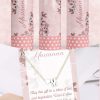 Tumbler & Initial Necklace set Pink