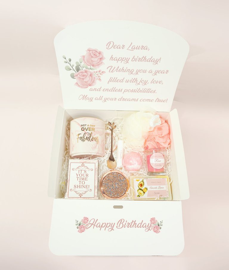 Marble Floral Luxury Gift Box - Image 3