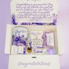 Purple Floral gift Box