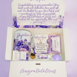 Purple Floral gift Box