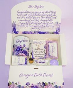 Purple Floral gift Box