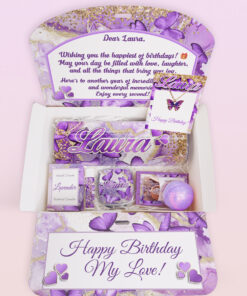 Purple butterfly Giftbox
