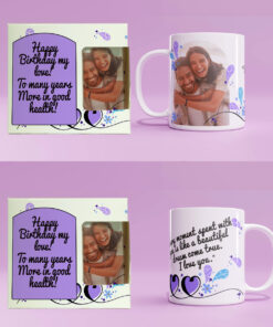 Purple Photo Mug
