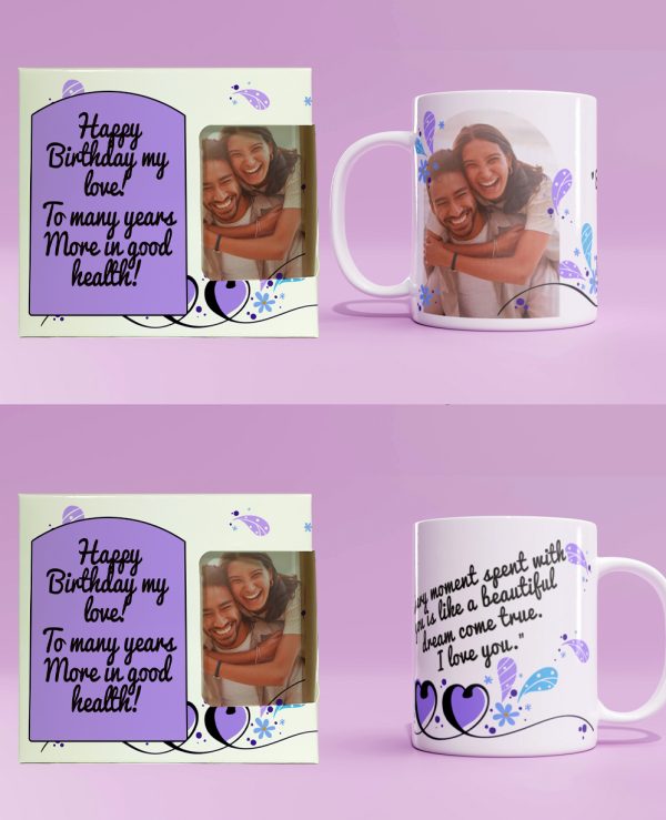 Purple Photo Mug