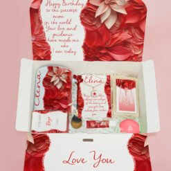 Red Floral Gift Box