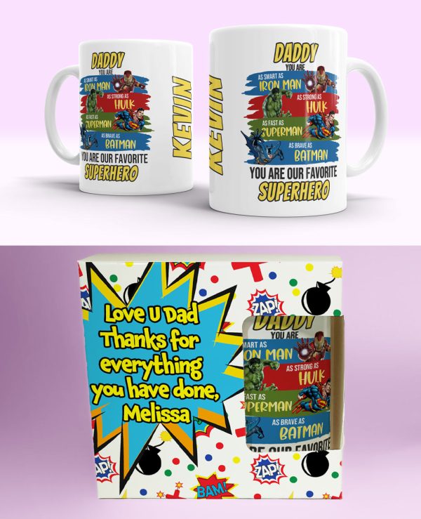 Dad Superhero Mug