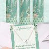 Tumbler & Necklace set Elegant green