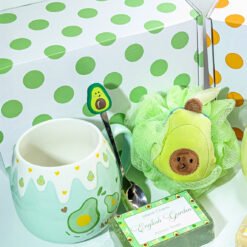 Alternative view of Avocado Mug Box (missing lid)