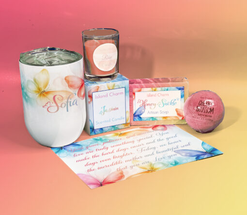 Winetumbler Gift Box Butterfly