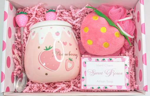 Pink Strawberry Mug Box