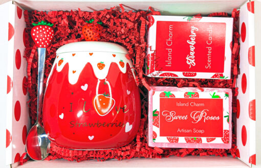 Red Strawberry Mug Box