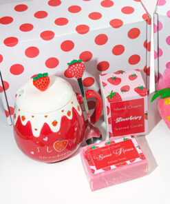 Alternative view of Red Strawberry Mug Box