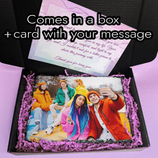 Natural Stone Photo Gift (20cmx15cm) - Image 2