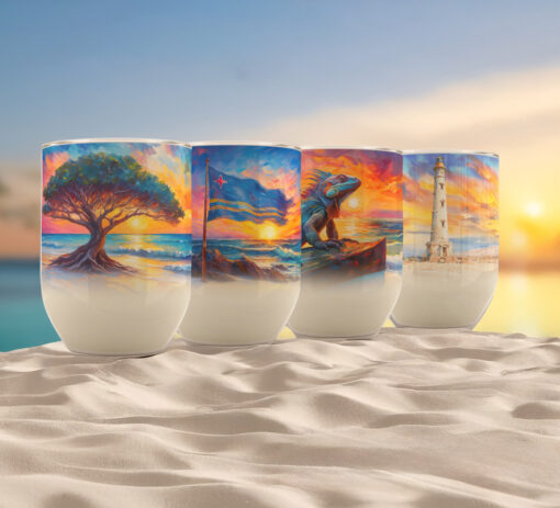 Aruba Sunset Winetumblers