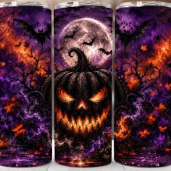 Scary Pumpkin Halloween 20oz Tumbler