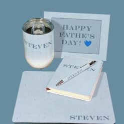 Light  Blue Stone Wash Texture Giftbox