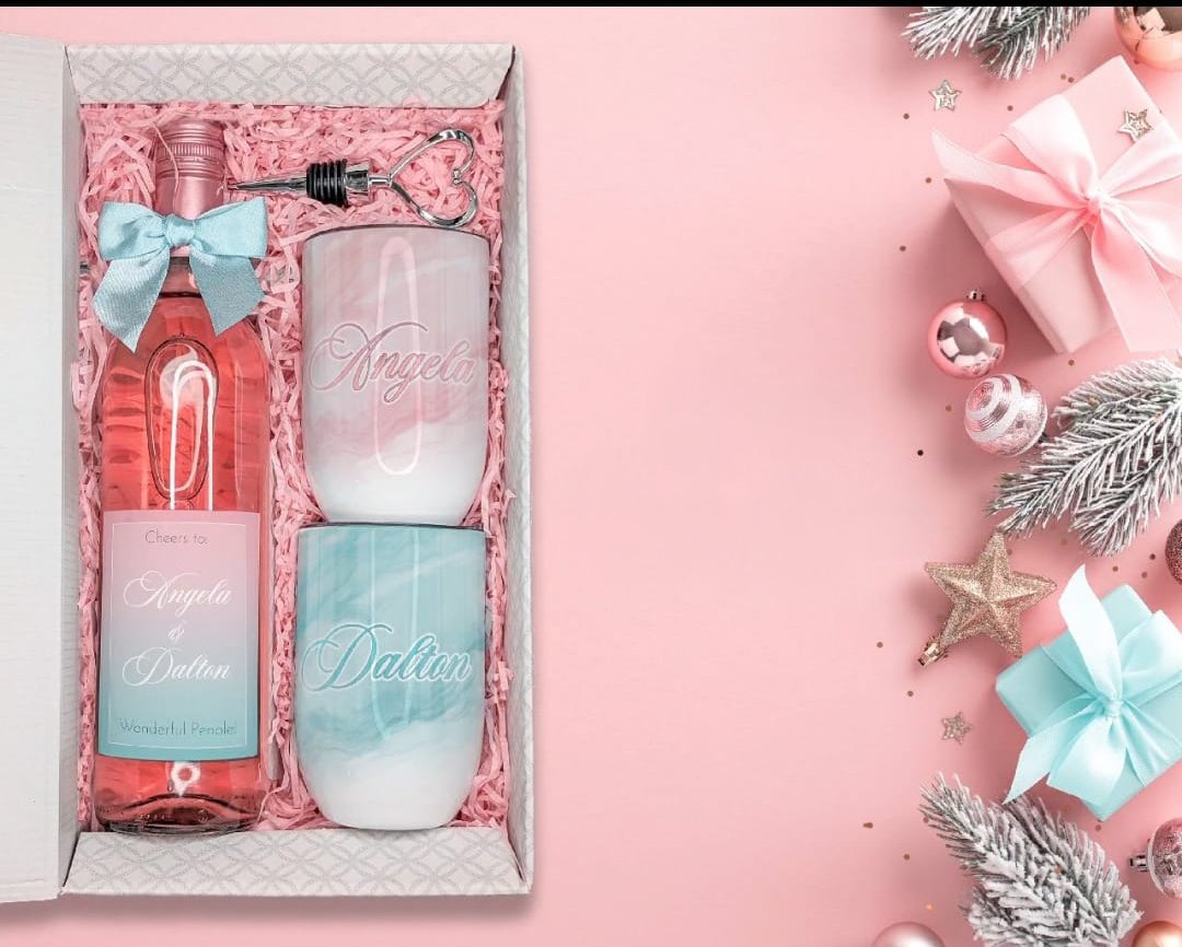 Luxury Personalized Wine Giftset