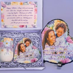 Lila Floral Heart Frame Giftbox