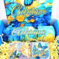 Blue/yellow Butterfly Giftbox