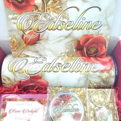 Red Rose & Gold Giftbox