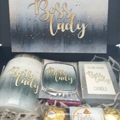 Grey Watercolor Ombre Giftgbox