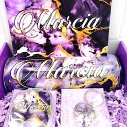 Purple/Yellow Marbel Giftbox