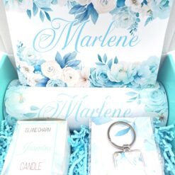 Soft Blue Flowers Giftbox