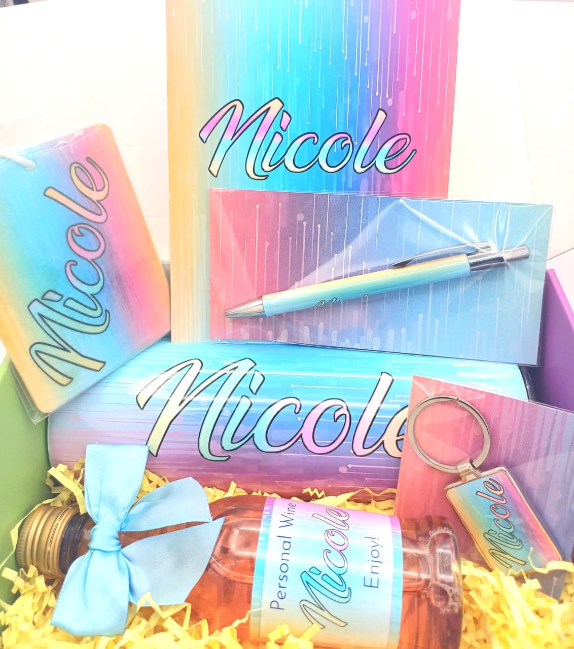 Rainbow Pastel Gradient Giftbox