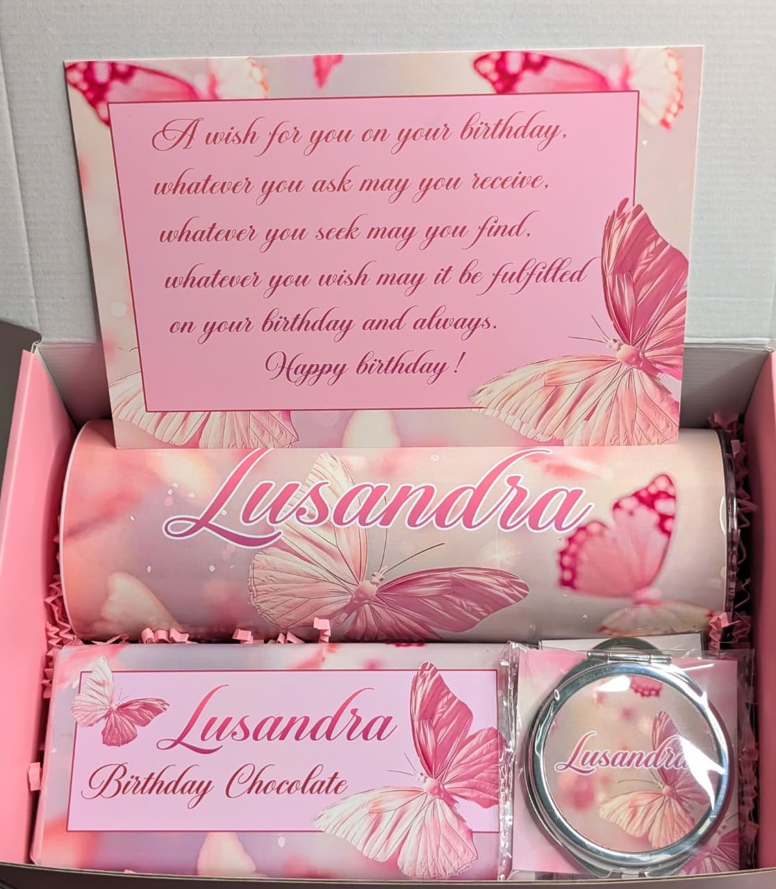 Pastel Pink Flutter Giftbox