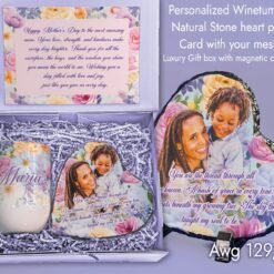 Lila Floral Heart Frame Giftbox