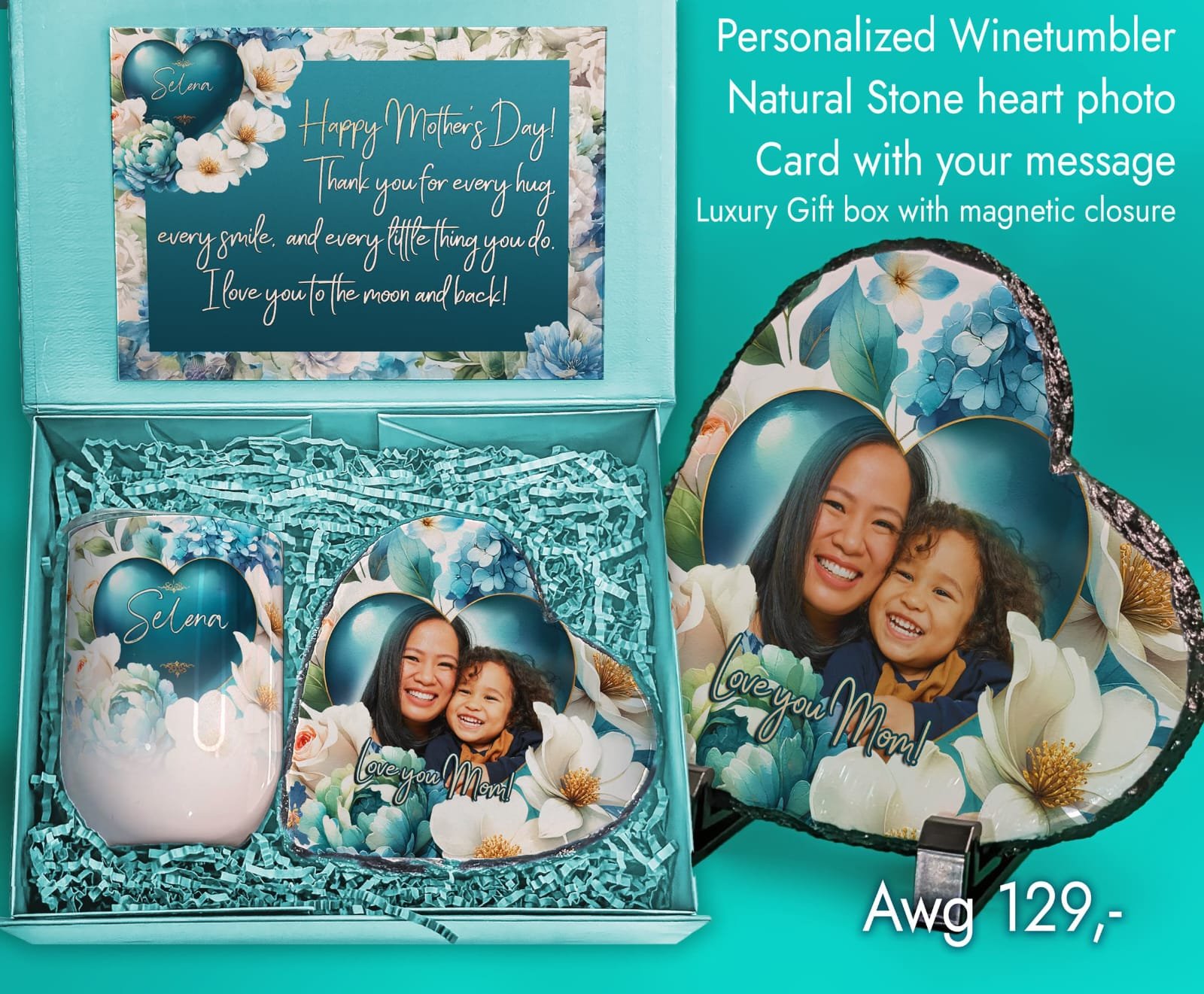 Green Heart Frame Giftbox