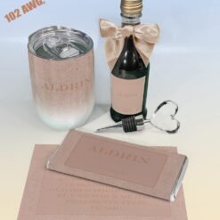 Light Brown Stone Wash Wine/Chocolate Giftbox