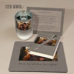 Dark Gray Stone Wash Texture Giftbox