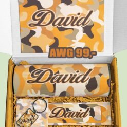 Orange Camouflage Giftbox