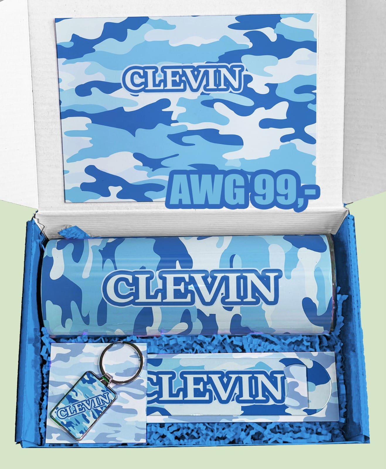 Blue Camouflage Giftbox
