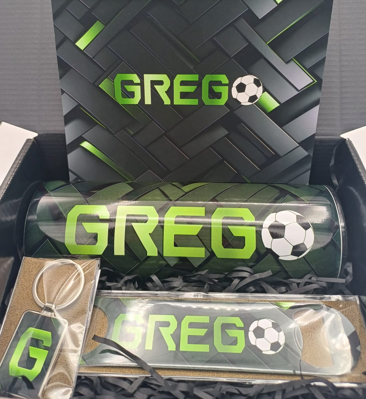 3D Geometric Carbo Fiber/Ball Giftbox