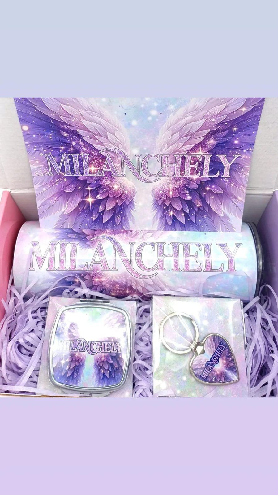 Purple Angel Wings Giftbox